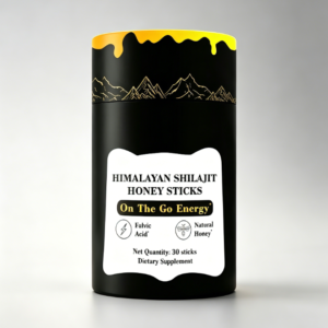 Shilajit Honey Sticks for Energy & Immunity | 30 Sticks | Anti‑Aging, Digestive Health, Skin & Hair Benefits