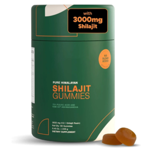 Premium Shilajit Gummies for Energy & Endurance | 60 Gummies | Anti‑Fatigue, Hormone Balance, Vitality