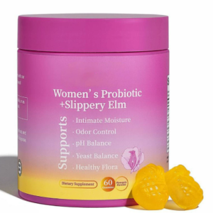 Feminine Probiotics Gummies for Urinary & Reproductive Health | 60 Gummies | Hormone Balance, Skin & Bone Support