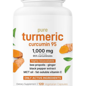 Turmeric Curcumin Capsules for Anti‑Inflammatory & Antioxidant Support | 120 Capsules | Cardiovascular, Liver & Joint Health