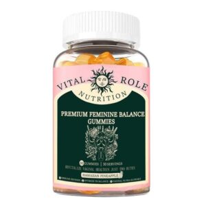 Feminine Balance Gummies for Cycle Support & Stress Relief | 220g | Reproductive Health, Immunity & Antioxidants