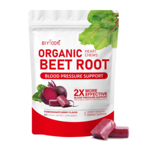 Beet Root Gummies with Grape Seed Extract | 150mg Enovita Grape Seed | Nitric Oxide Support, Heart Health & Energy