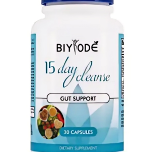 15 Day Cleanse Capsules for Detox & Digestion | Senna, Cascara Sagrada, Psyllium, Flax, Aloe Vera | Gentle Constipation Relief