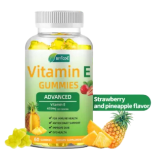 Vitamin E Gummies for Antioxidant & Immune Support | 450mg D‑Alpha‑Tocopheryl Acetate | Skin Health, Heart & Cell Protection