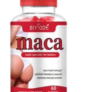 Maca Gummies for Energy & Fatigue Relief | 60 Gummies with Organic Maca Root | Support Metabolism, Immunity & Vitality