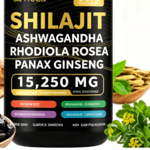 Shilajit Capsules B1063 for Vitality & Immunity | 60 Capsules | Anti‑Fatigue, Hormone Support & Anti‑Aging